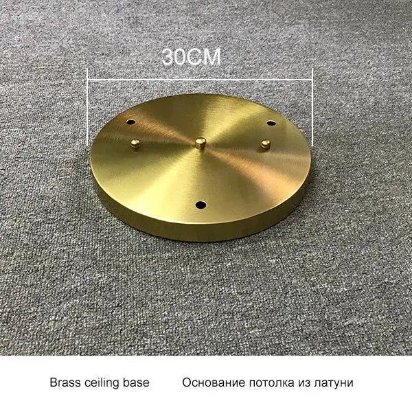 Modern gold glass ball pendant light dining room 3 light fixture