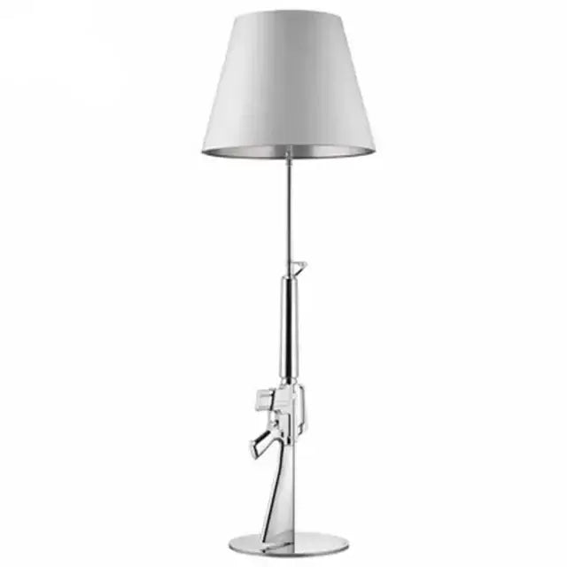 Modern gold gun floor lamp living room decorbites gun floor light