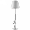 Modern gold gun floor lamp living room decorbites gun floor light
