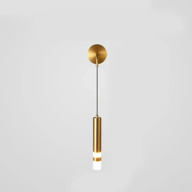 Modern gold led wall lamps bedroom pendant sconce
