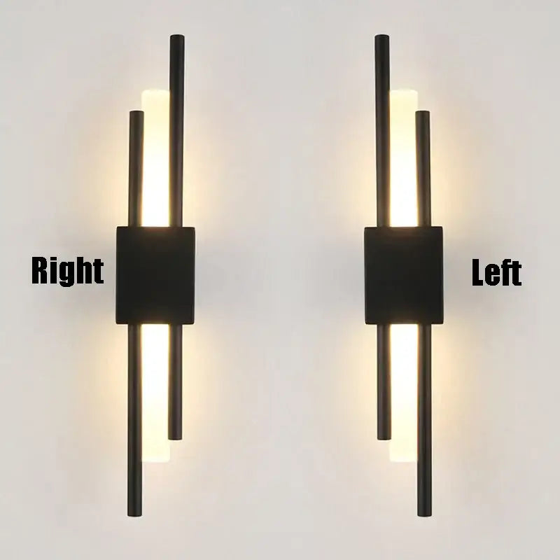 Modern gold led wall sconce bedroom ambient lighting