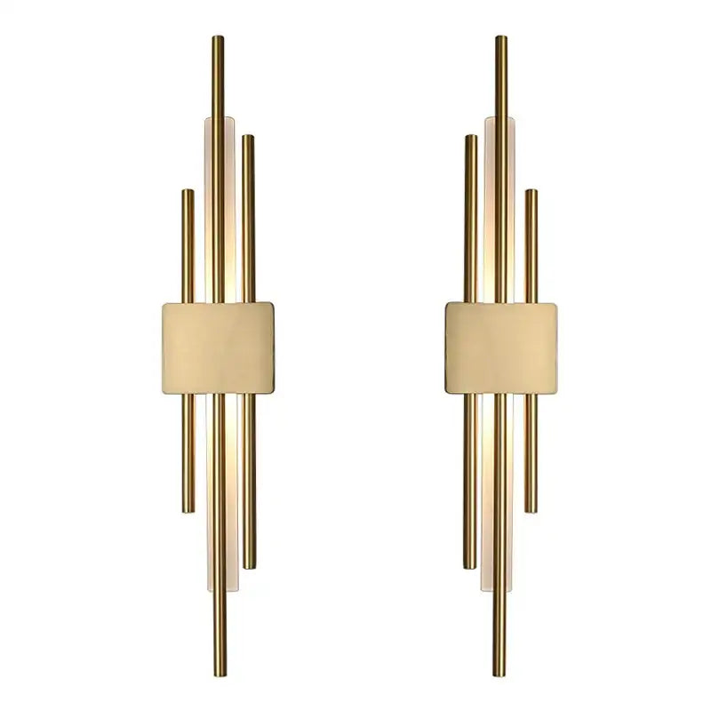 Modern gold led wall sconce bedroom ambient lighting
