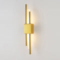 Modern gold led wall sconce bedroom vertical rod light