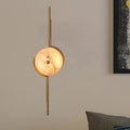 Modern gold marble led wall light – bedroom fixture