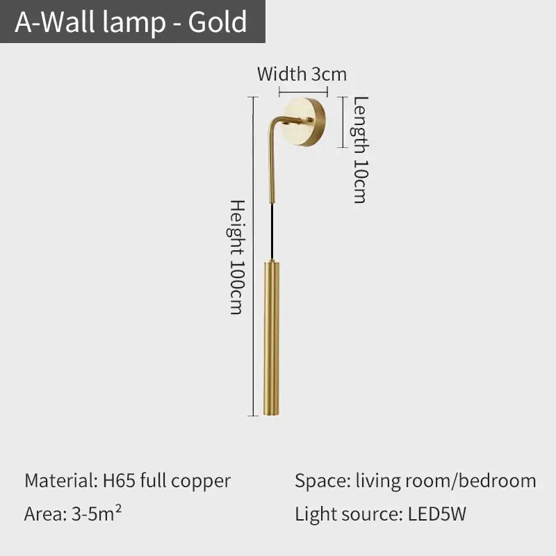 Modern gold pendant and wall sconce set bedroom lighting
