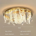 Modern gold ripple led ceiling chandeliers for luxury dining room