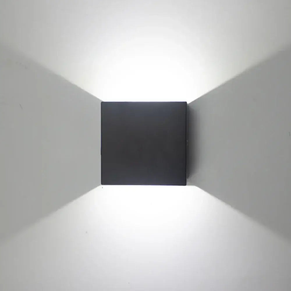 Modern gold & silver square wall lamps for bedroom