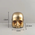 Modern golden abstract resin sculpture office desk decor