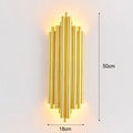 Modern golden radiant led wall lamp bedroom sconce