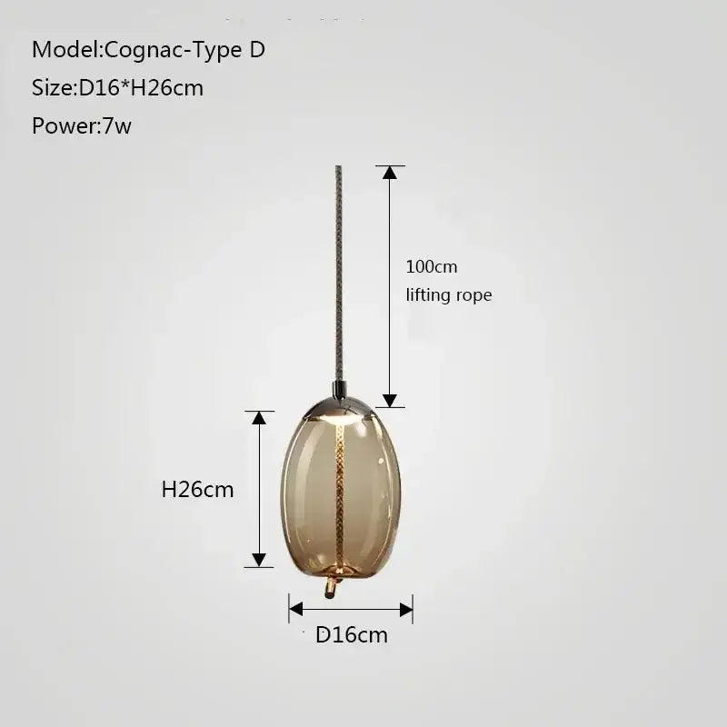 Modern gray glass knot pendant chandelier light for dining room