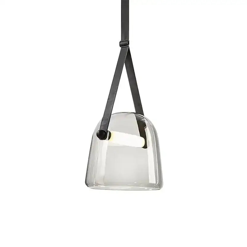 Modern gray & white decorbites glass chandelier living room light