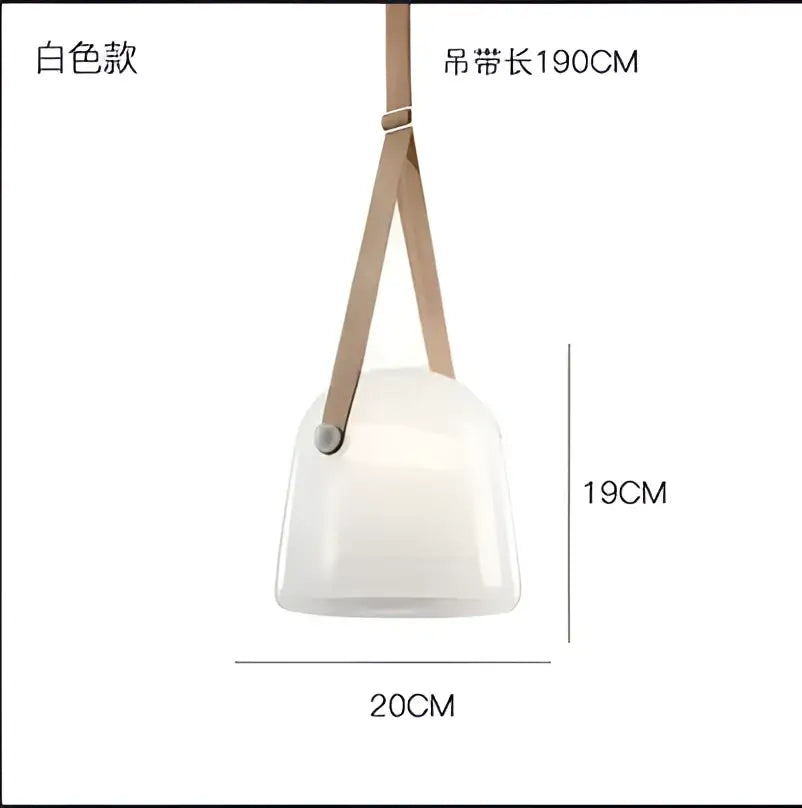 Modern gray & white decorbites glass chandelier living room light