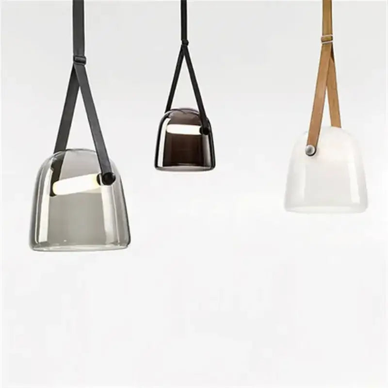 Modern gray & white decorbites glass chandelier living room light