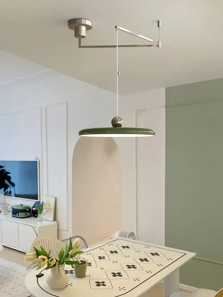 Modern green & red colorful metal led pendant light kitchen