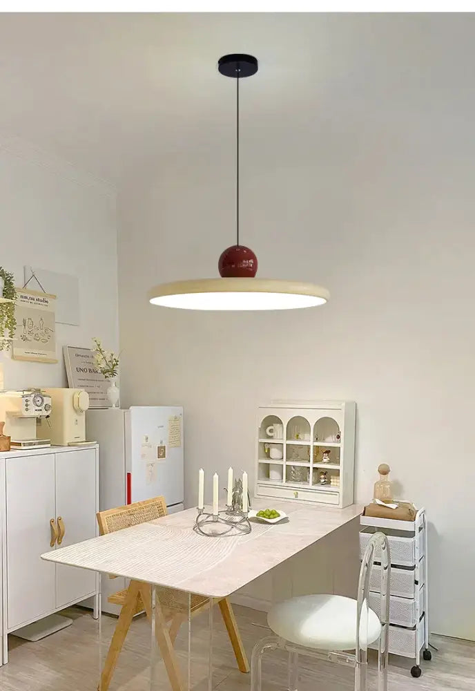 Modern green & red colorful metal led pendant light kitchen