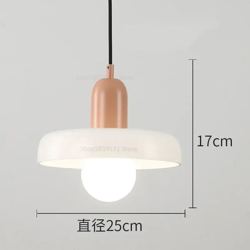 Modern green & white colorful glass pendant lights dining room