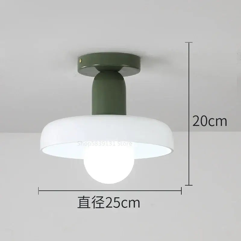 Modern green & white colorful glass pendant lights dining room
