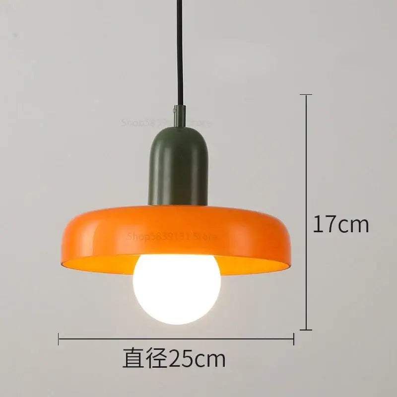 Modern green & white colorful glass pendant lights dining room