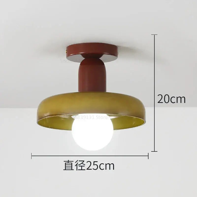 Modern green & white colorful glass pendant lights dining room