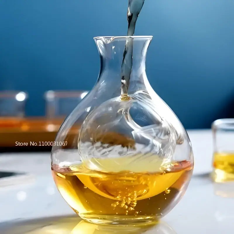 Modern hamster nest crystal glass wine decanter set dining room