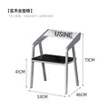 Modern industrial chrome adjustable dining chair for kitchen bar