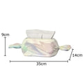 Modern iridescent candy tissue box living room decor