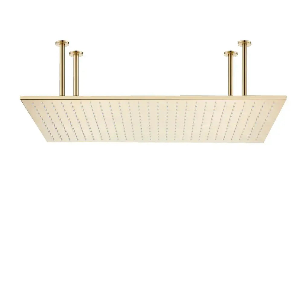 Modern led rainfall shower head – bathroom color changing luxury