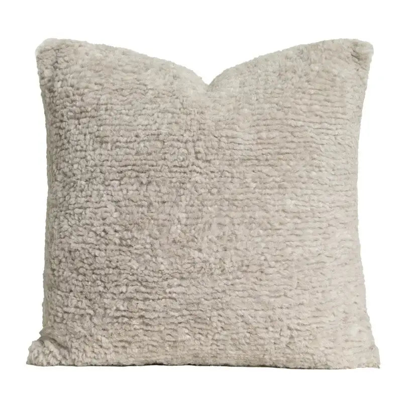 Modern light coffee patchwork pillow covers living room decor
