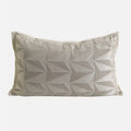 Modern light grey coffee texture cushion covers living room decor