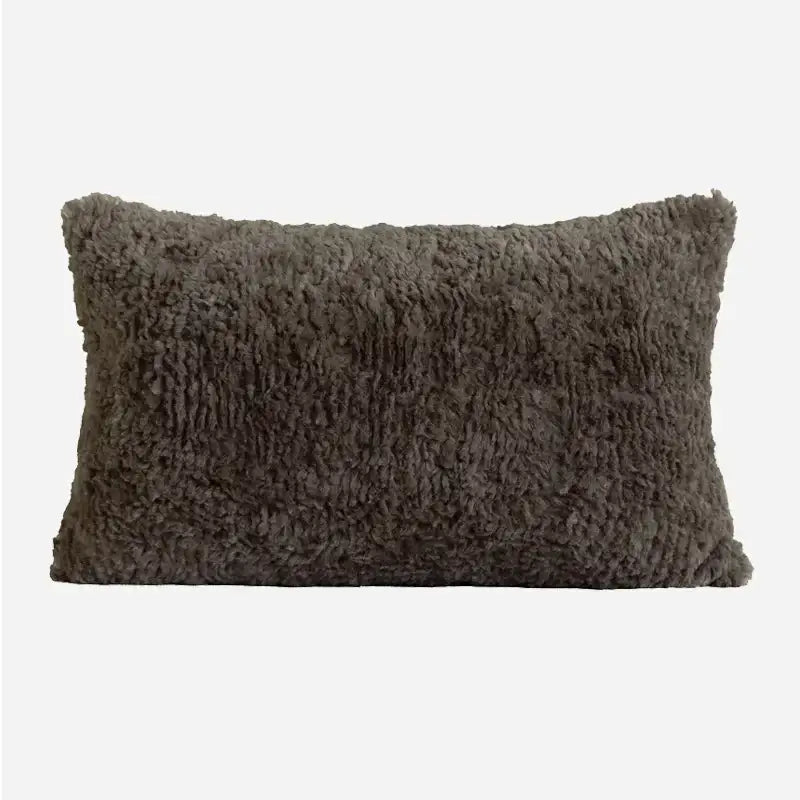 Modern light grey coffee texture cushion covers living room decor