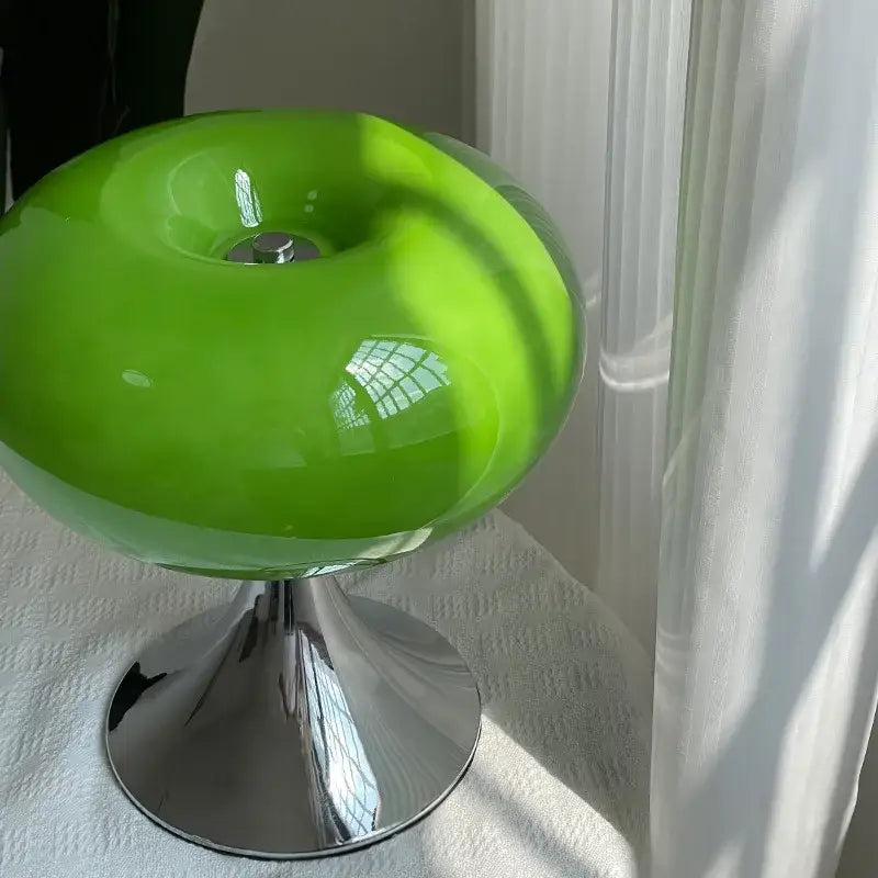 Modern lime green resin stool decorbites glass desk chair office base