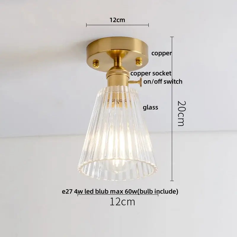 Modern luxury decorbites crystal glass ceiling lamp living room light