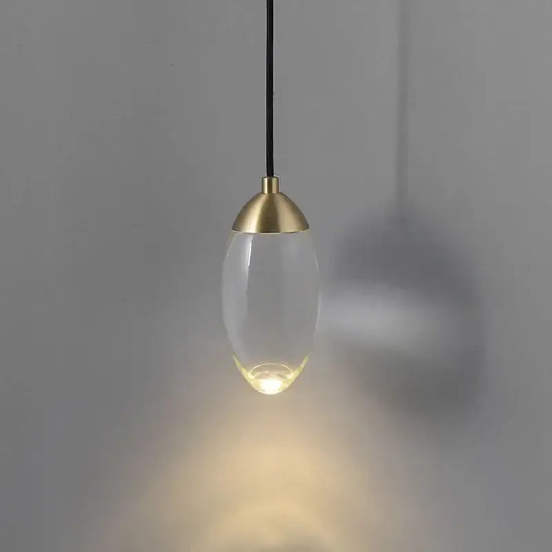 Modern luxury gold crystal led wall light bedroom sconce