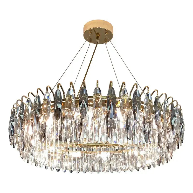 Modern luxury gold decorbites crystal atmosphere chandelier dining room