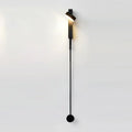 Modern marble black rotating led wall lamp bedroom sconce