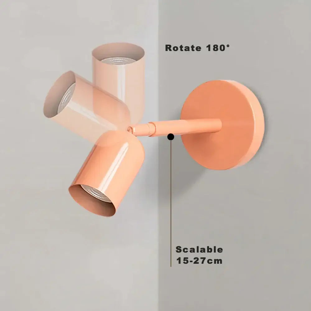 Modern matte adjustable gu10 led wall sconce for bedroom