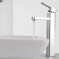 Modern matte black basin faucet bathroom hot cold mixer