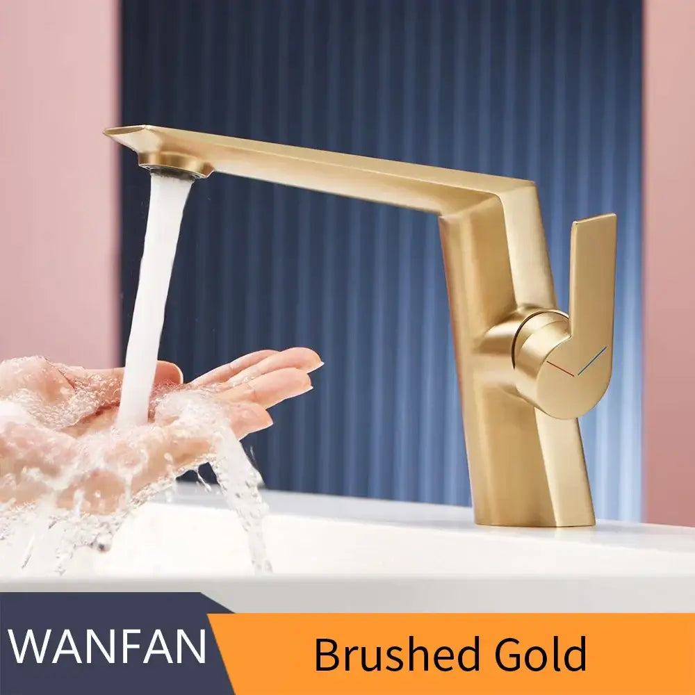 Modern matte black basin faucet bathroom single handle mixer tap