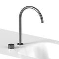Modern matte black basin faucet brushed bathroom sink tap