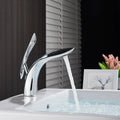 Modern matte black brass washbasin faucet bathroom single handle