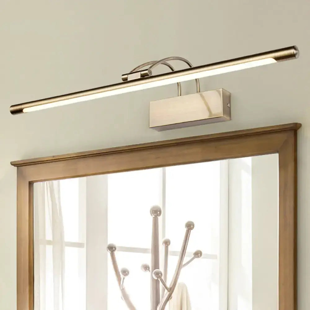 Modern matte black led wall light bathroom vanity sconce