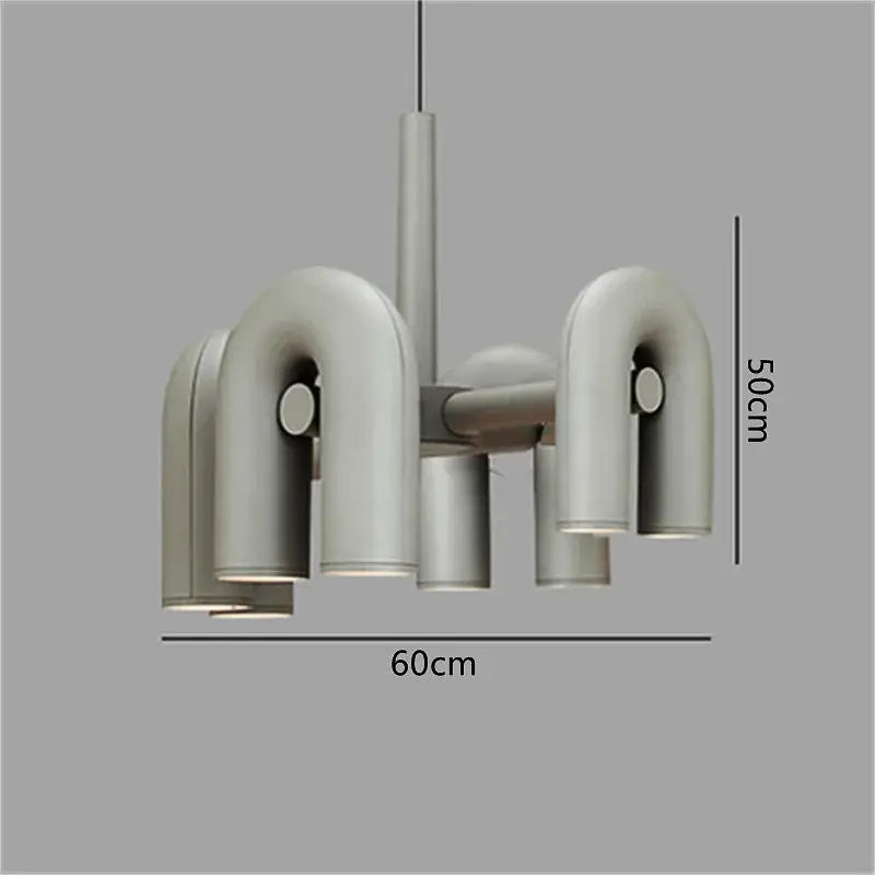 Modern matte black & silver tube wall lamp bedroom sconce