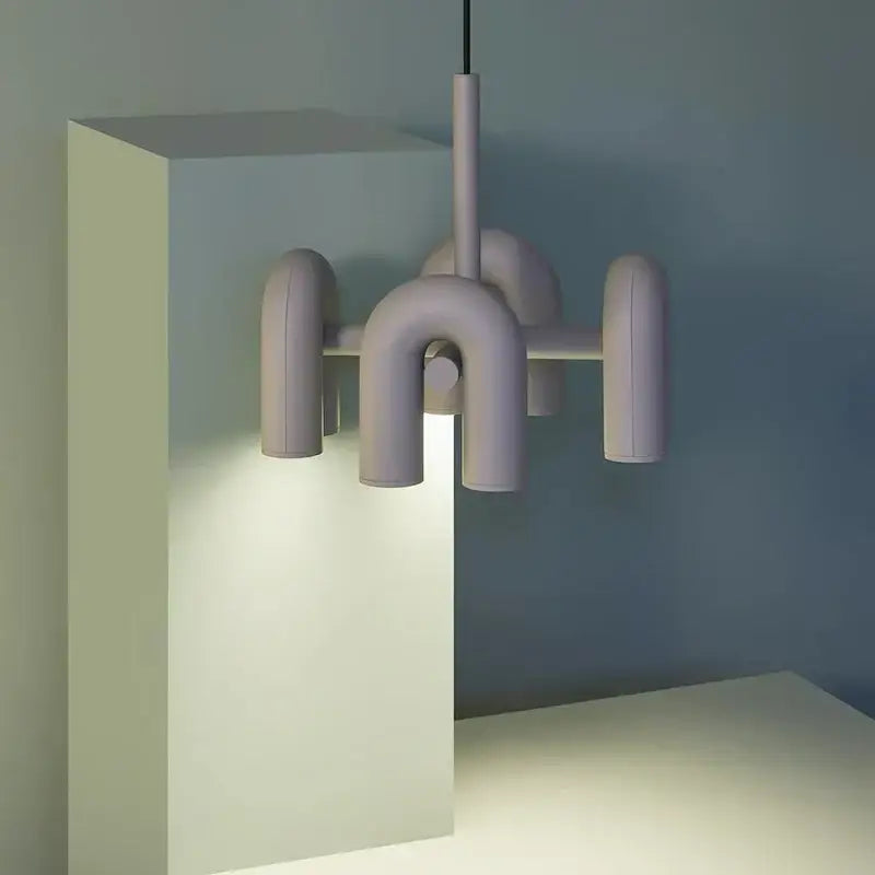 Modern matte black & silver tube wall lamp bedroom sconce