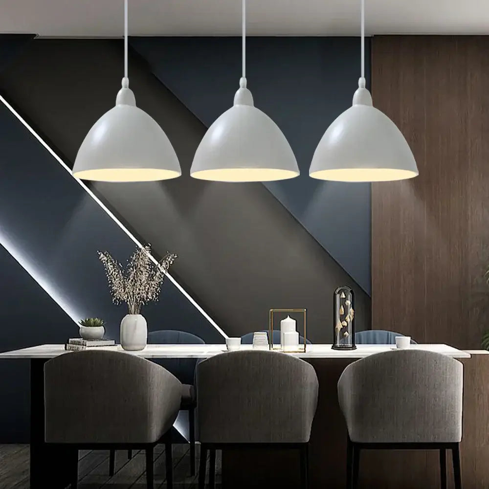 Modern matte colorful nordic pendant light for kitchen and dining room