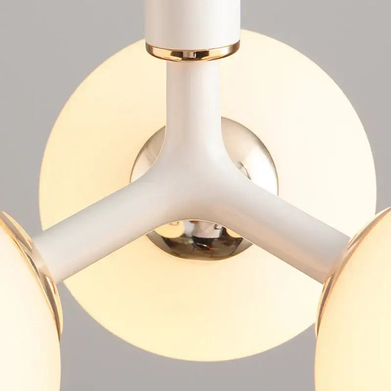 Modern matte red decorbites glass ball pendant – living room lighting fixture