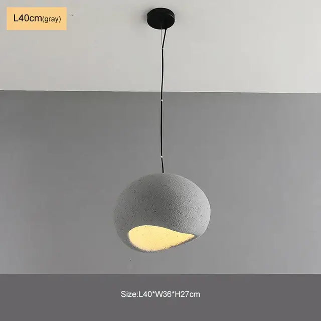 Modern matte white industrial wind chandelier bedroom pendant light