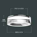 Modern metallic crystal led ceiling spotlight bedroom light fixtures