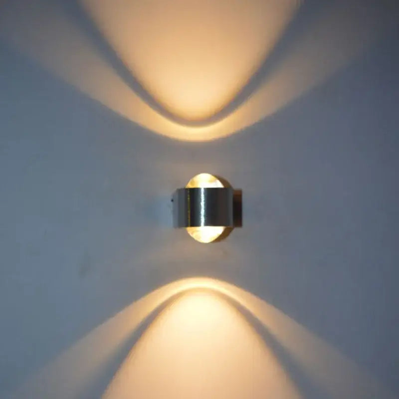 Modern minimalist aluminum led wall lamp for bedroom decor
