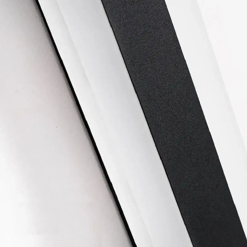 Modern minimalist black aluminum waterproof led outdoor wall lamp courtyard