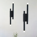 Modern minimalist black led wall lamp with hallway light options